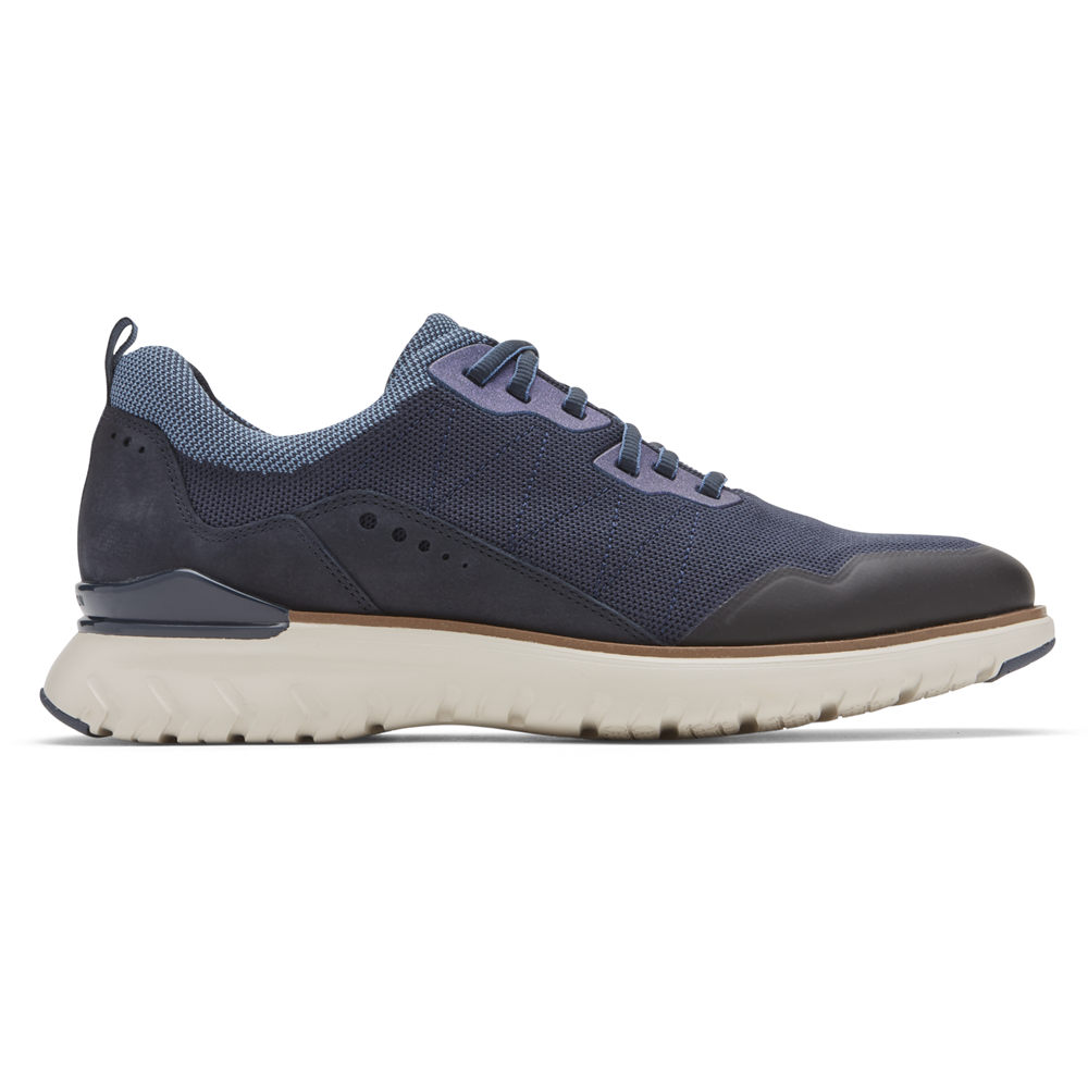 Rockport Joggesko Herre Blå - Total Motion Sport Mudguard - PCKU38591